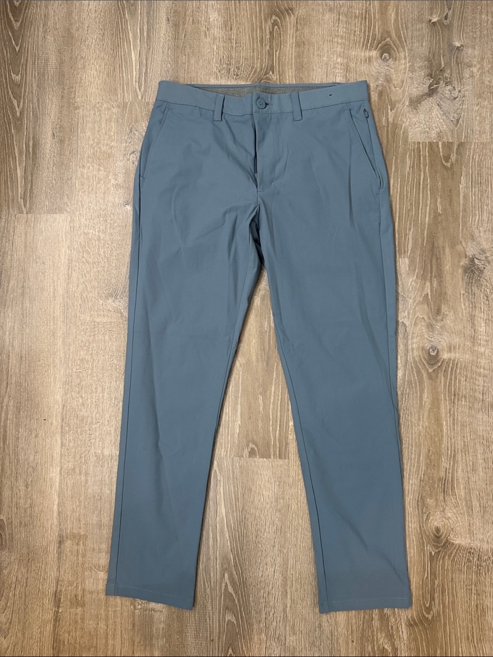 VRST Men's Modern Straight Chino Pants in Slate Blue